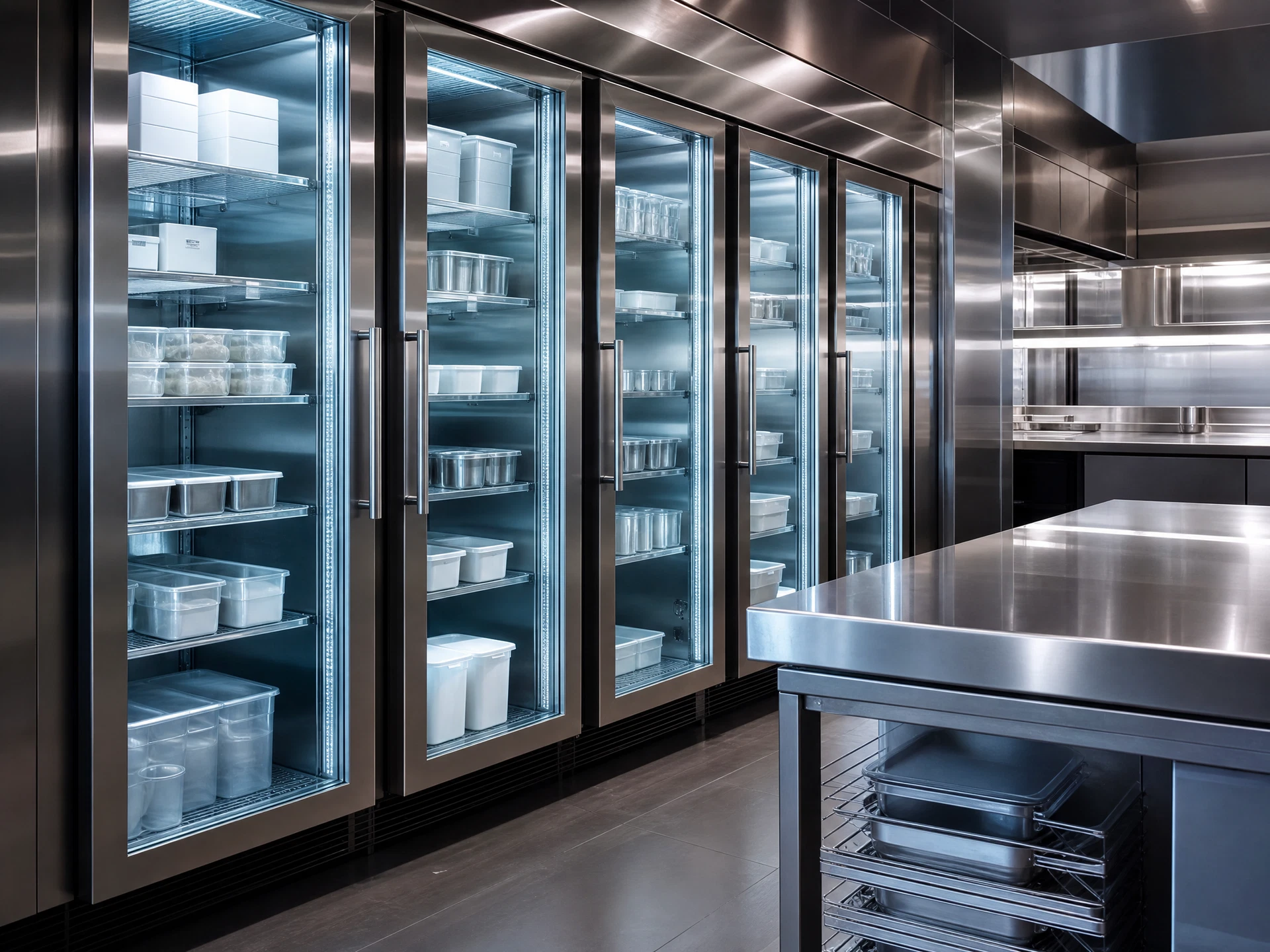 Commercial refrigeration equipment installation